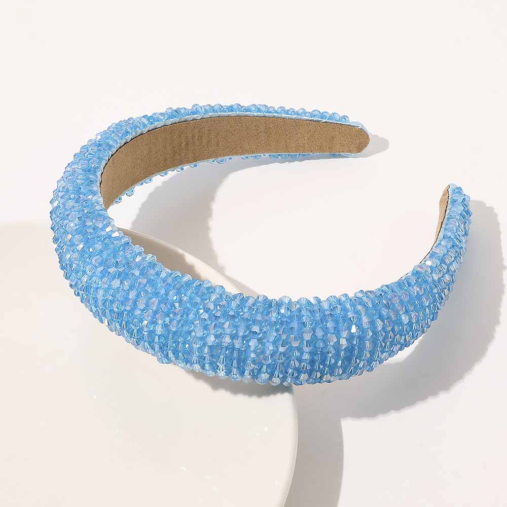 Women's Wide Brim Baroque Crystal Headband