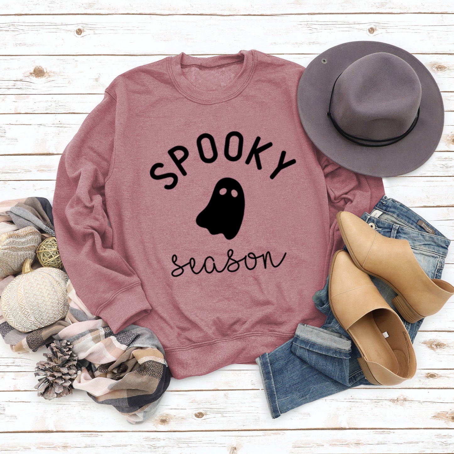 Loose Letters Autumn And Winter Round Neck Sweater Ladies