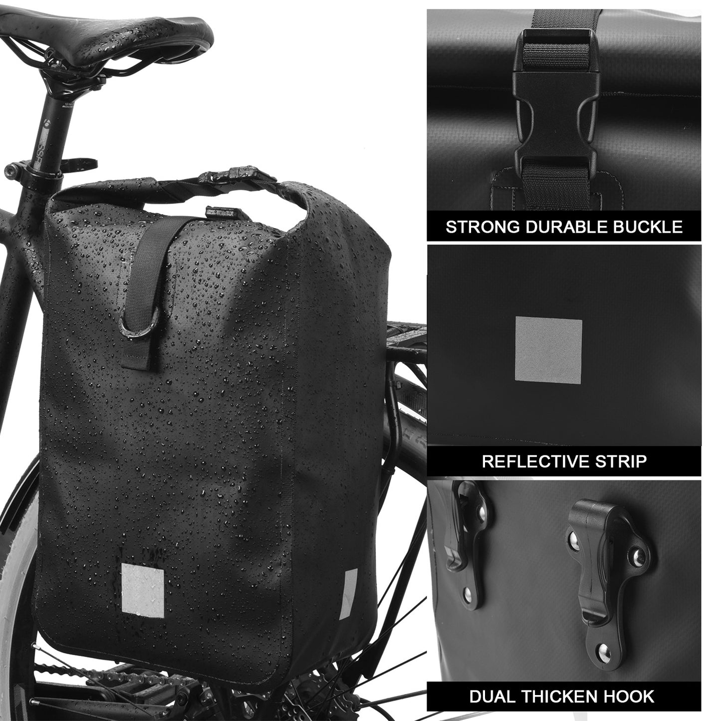 Mountain Bike Waterproof Single-side Backpack Riding Equipment