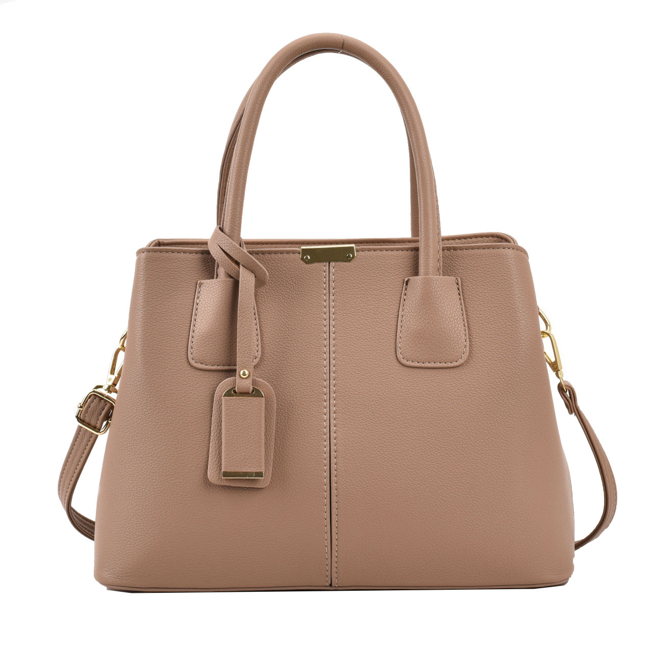 Stor håndholdt pendler-skuldertaske/crossbody-taske med stor kapacitet