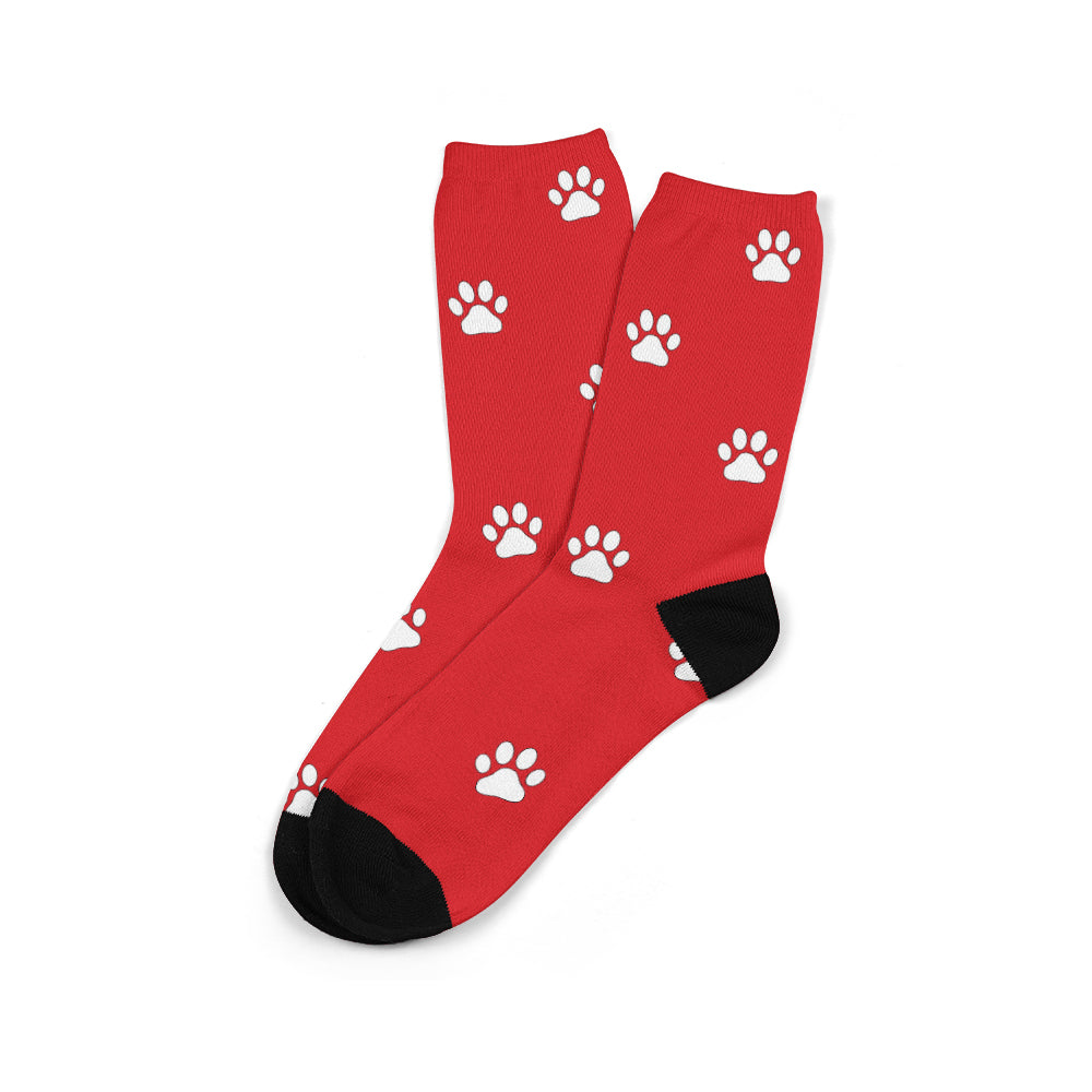 Personalized Photo Fun Male And Female Middle Tube Socks To Make Pictures
