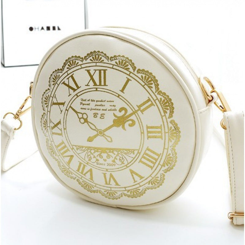 Small Round Bag Graffiti Retro One-shoulder Diagonal Women's Bag