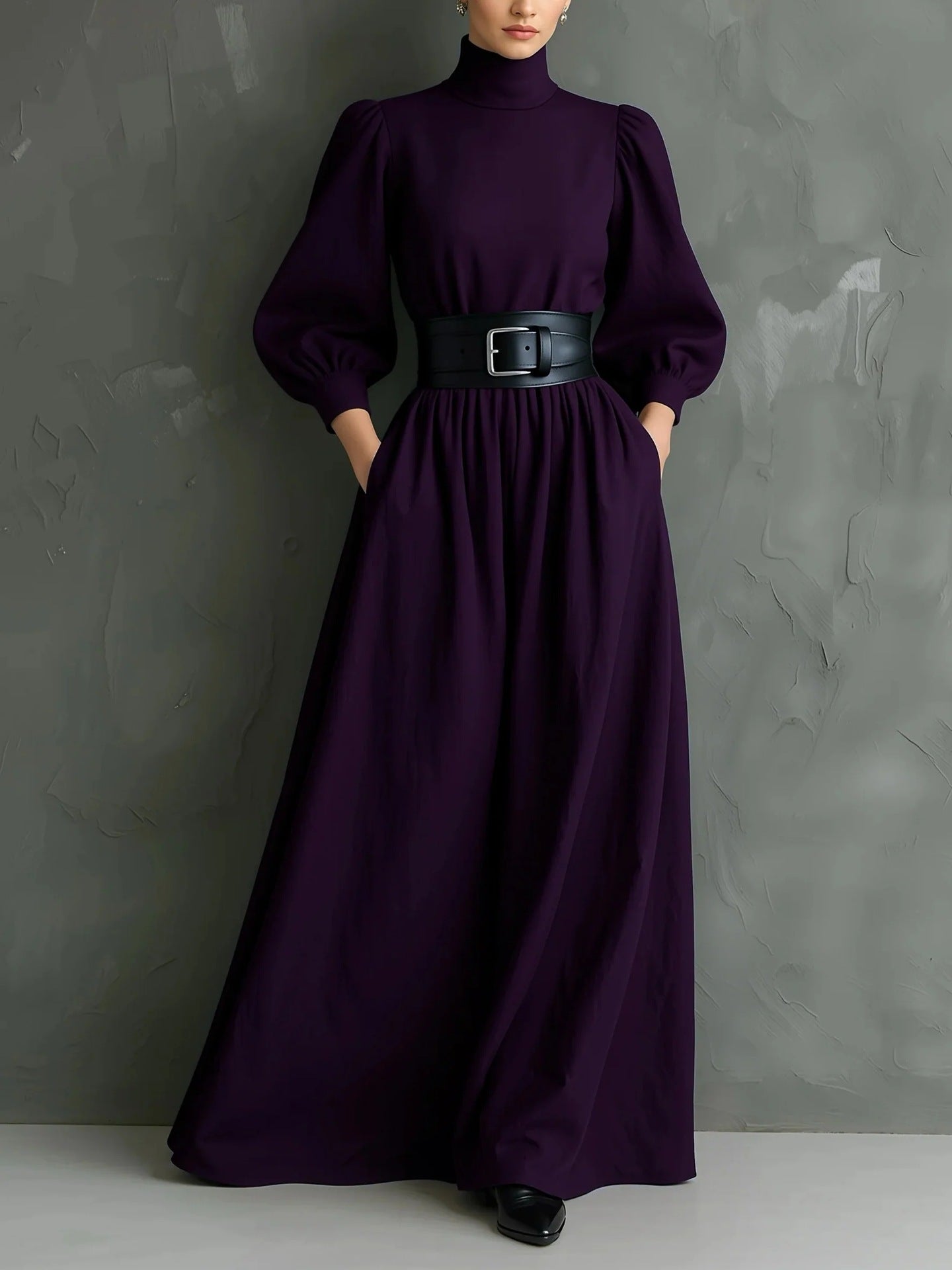 Affordable Luxury Purple Dress A Niche Elegant Gown