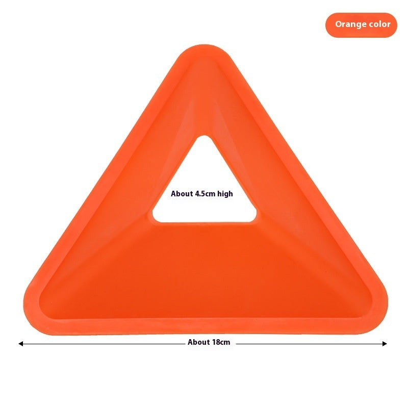 Triangle Sign Plate Training Obstacle Sign Plate