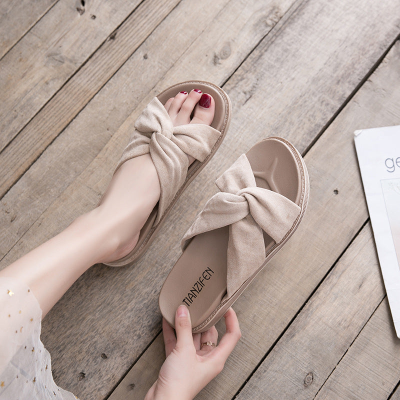 Women's Sandals Summer Retro Hong Kong Style