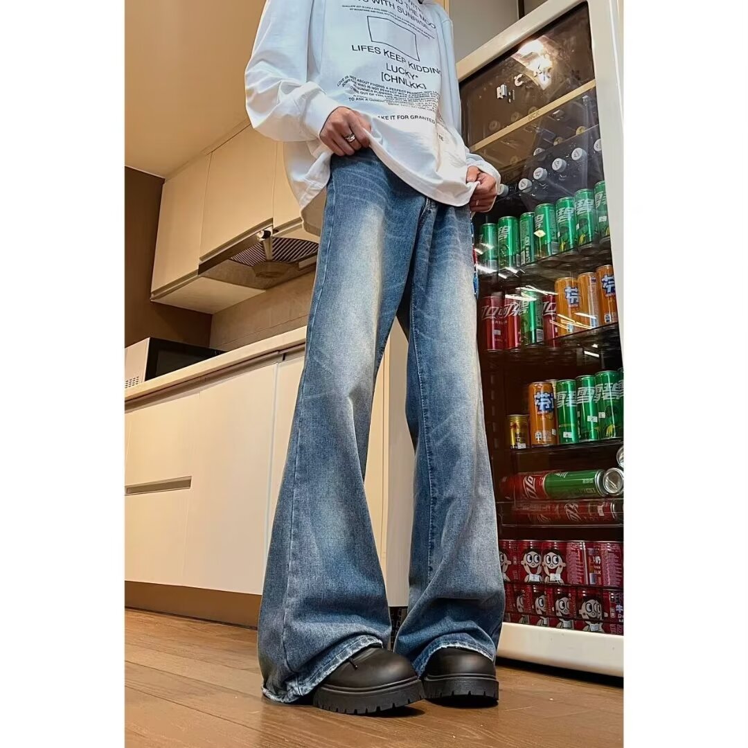 American-style Retro Washed Design Towel Embroidered Skinny Jeans For Women