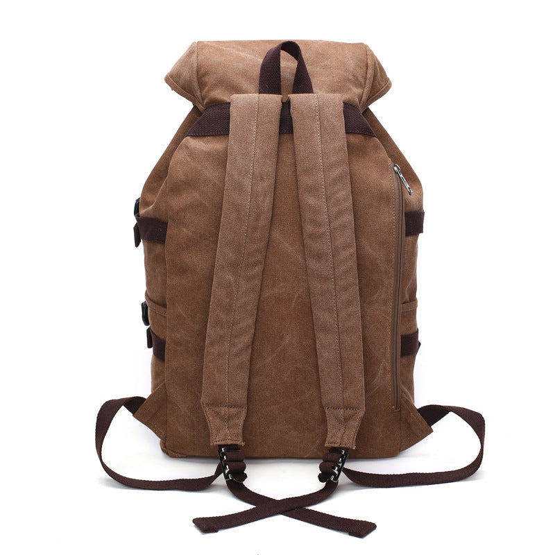 New Casual Street Versatile Canvas Backpack