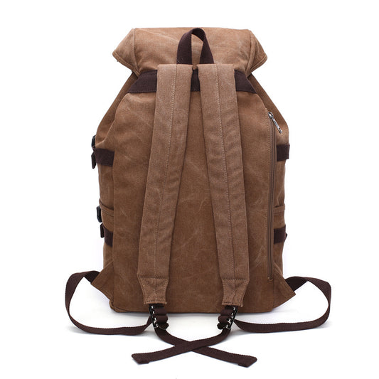 New Casual Street Versatile Canvas Backpack