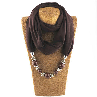 Gorgeous Bead Pendant Ring Bib Ladies