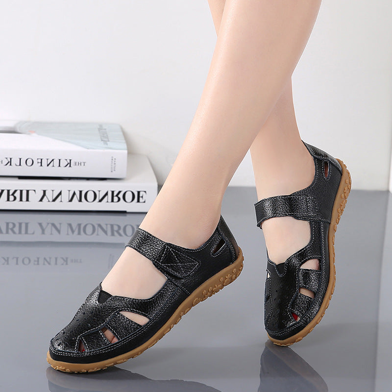 Women's Large Size Hollowed Out Breathable Shoes