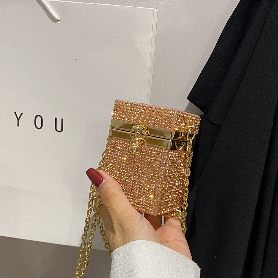 Fashion Chain Hand-held Women's Messenger Box Bag
