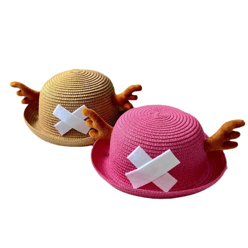 Summer Sunshade Hat With Dome Antlers