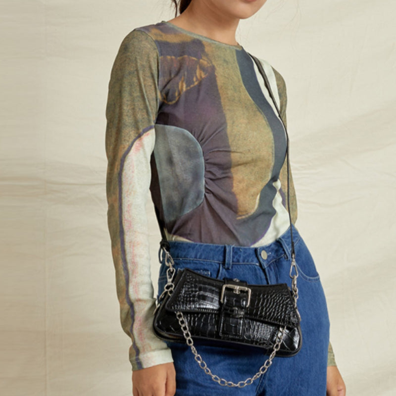 Chain Autumn Shoulder Messenger Bag