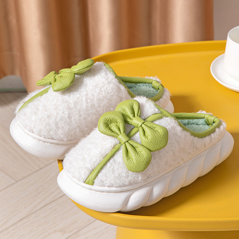 Retro Couple Home Cotton Slippers Indoor