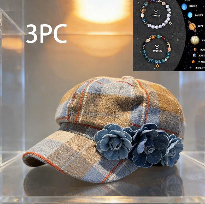 British-style Casual Painter Hat That Is Versatile And Can Show Off Your Face