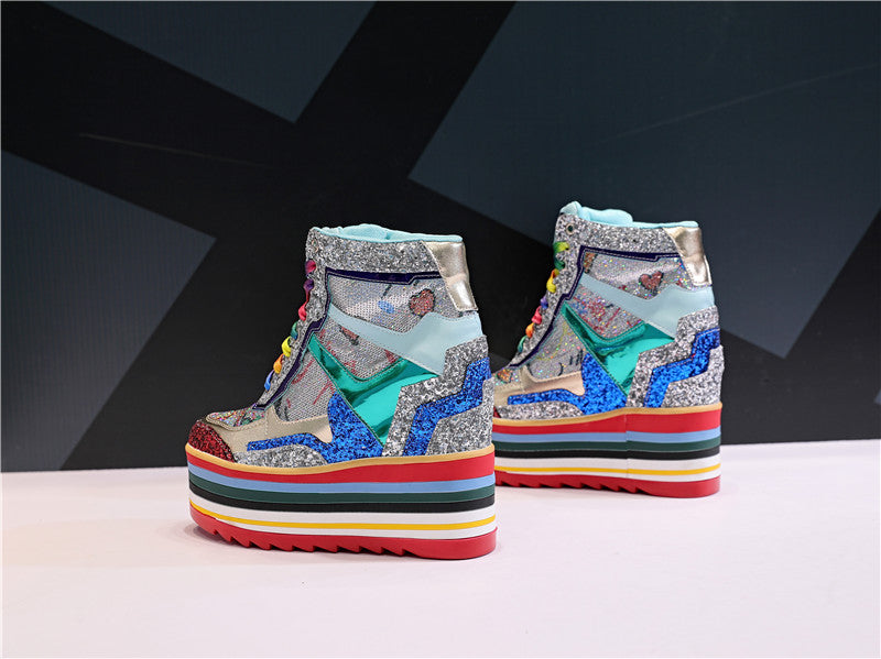 Autumn New Style Inner Height Casual Short Boots