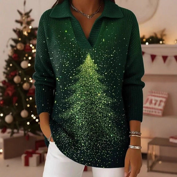 Christmas Red Gilding Without Button Starlight And Small Tree Full Of Festive Atmosphere