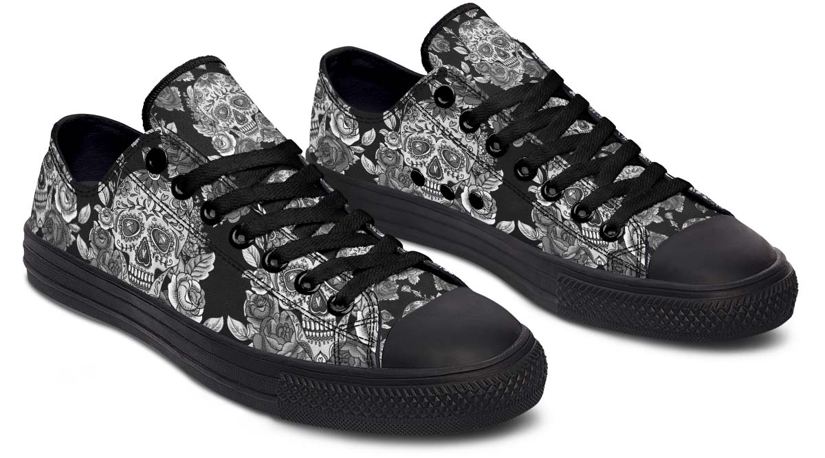 Fashion Print Couple Low-Top Canvas Shoes
