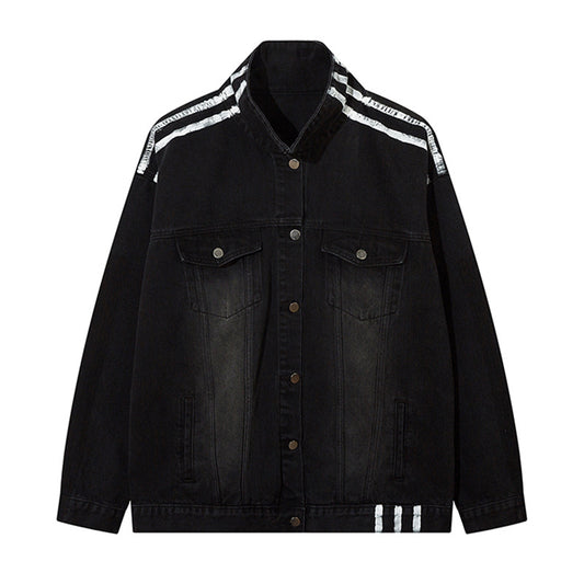 High Street Fashion Brand Loose Leisure Workwear Turn-down Collar Coat
