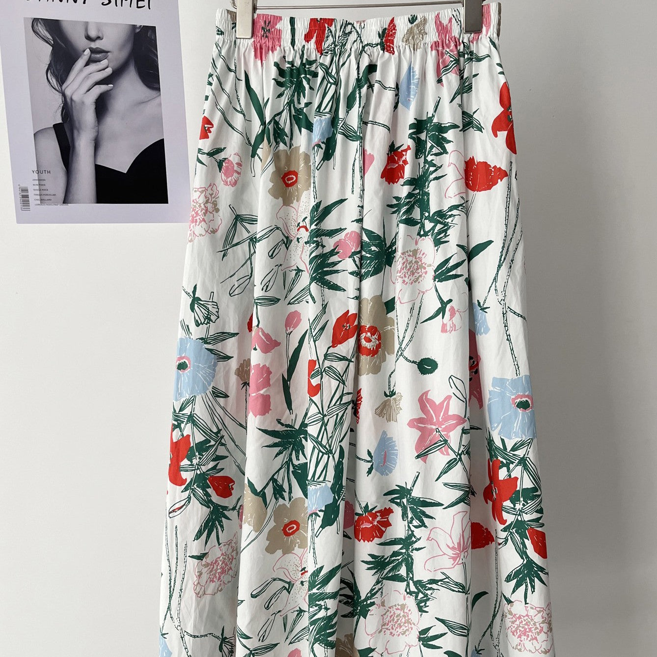 High Waist Slimming A- Line Skirt Women's Summer