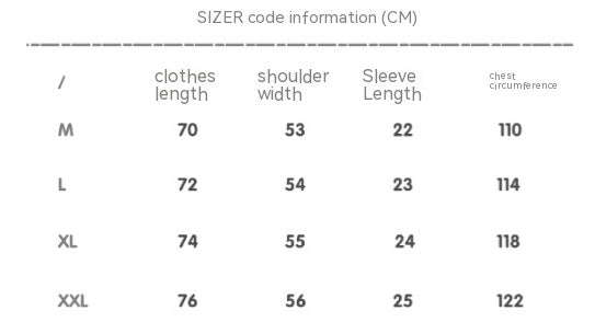 Loose Flame Portrait Printing Short Sleeve T-shirt
