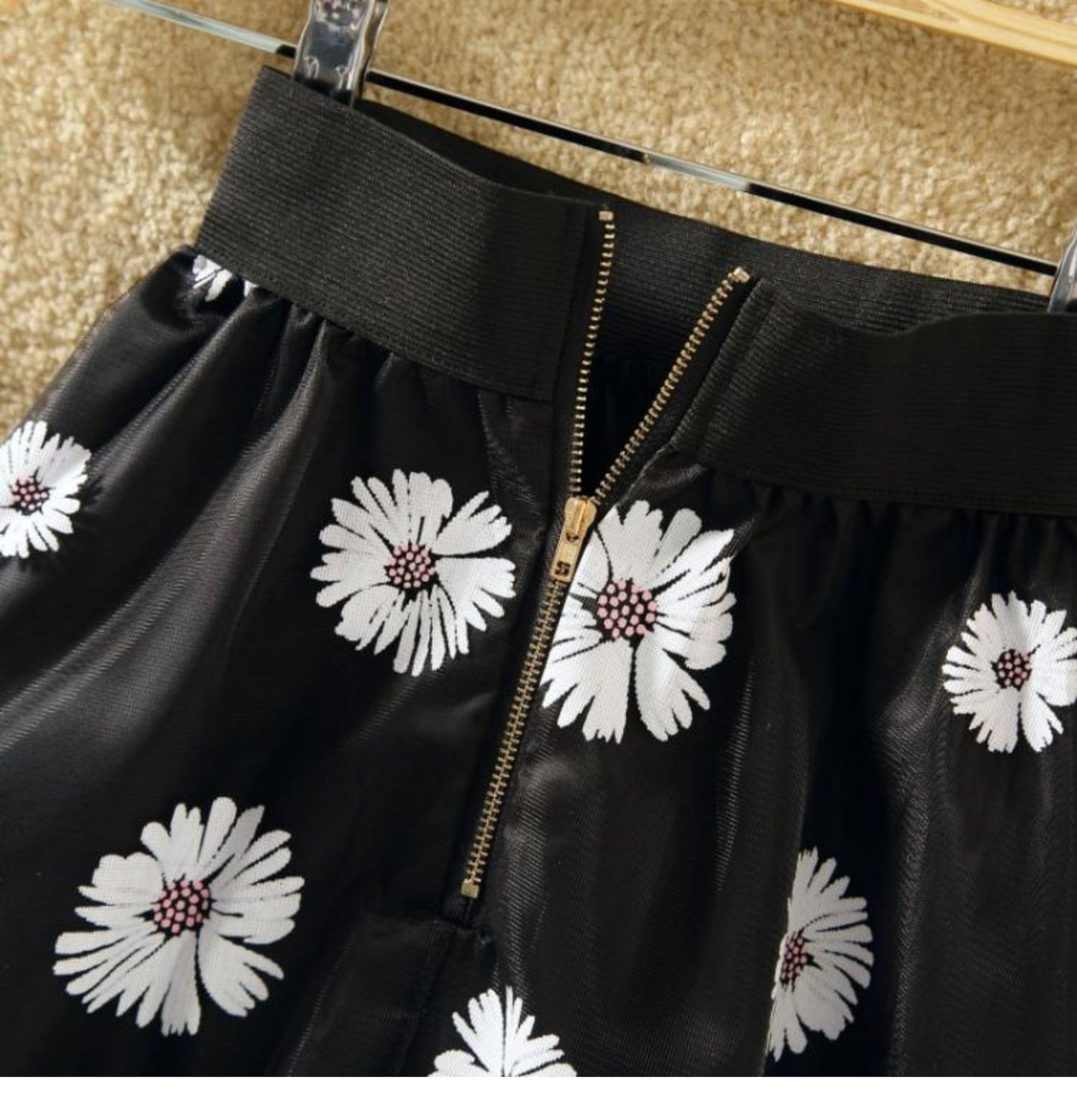 Organza A Line Shaggy Skirt Mesh Gauze
