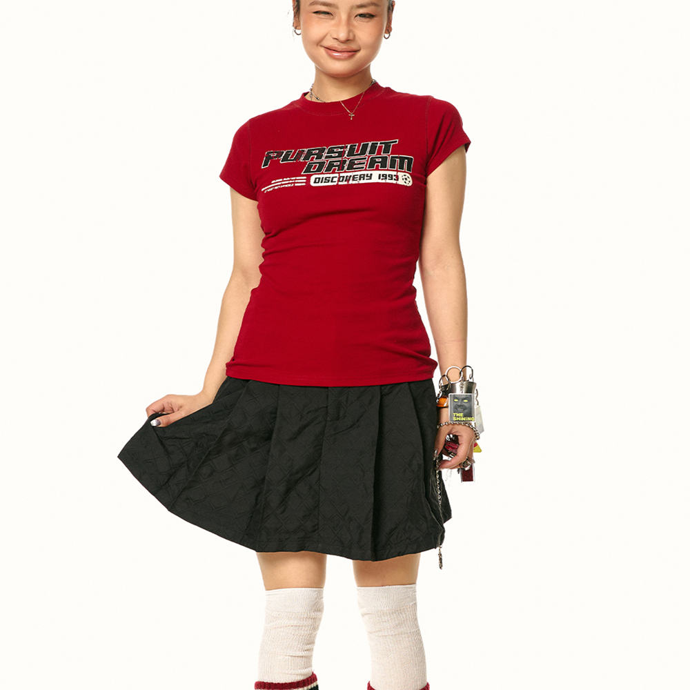 Women's American-style Retro High Waist Casual Plaid Skirt