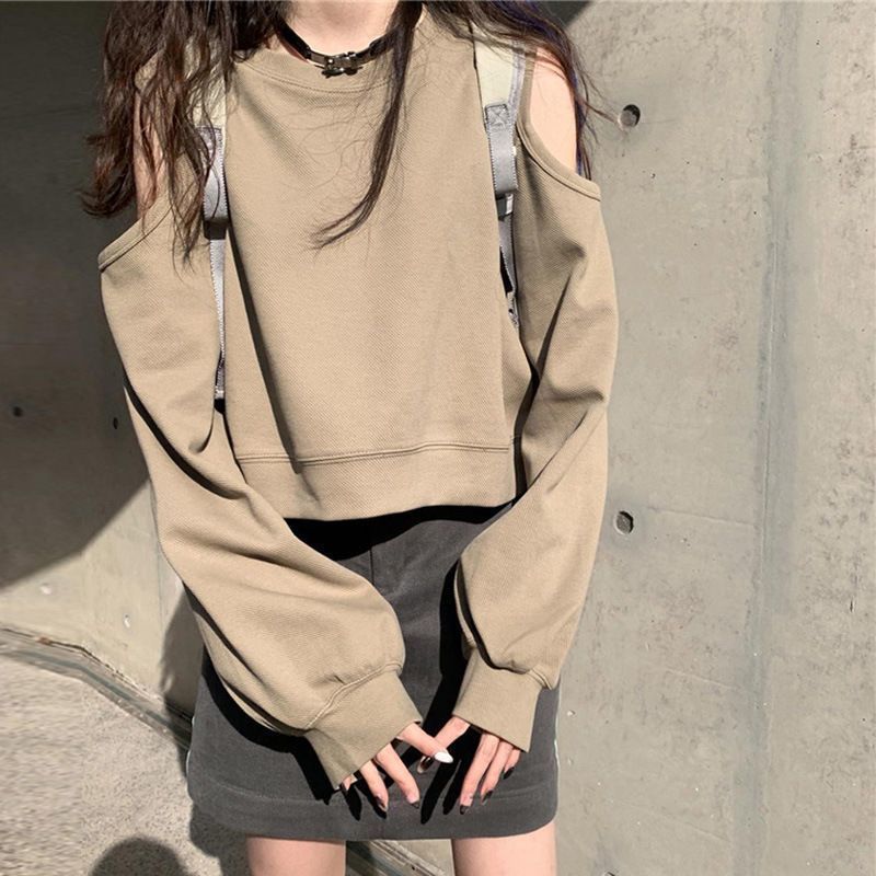 Loose Off-the-shoulder Women's Top Sweater