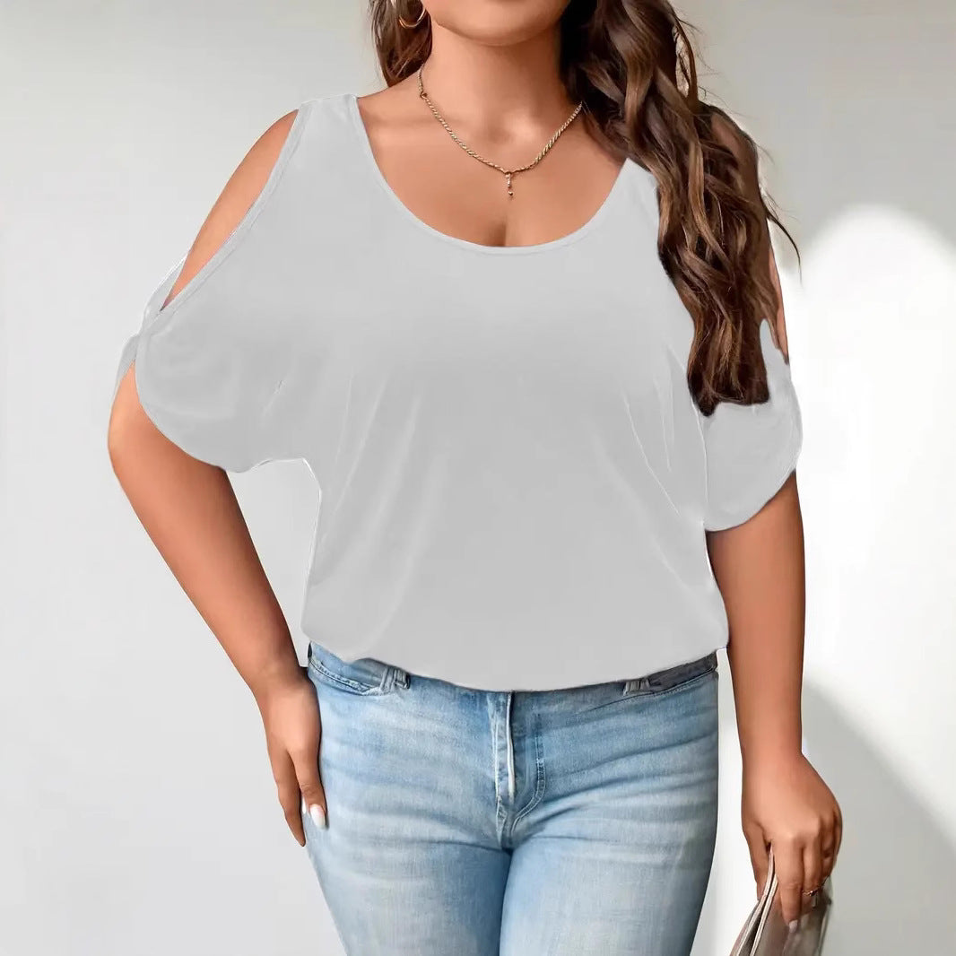Europæisk og amerikansk mode elegant T-shirt