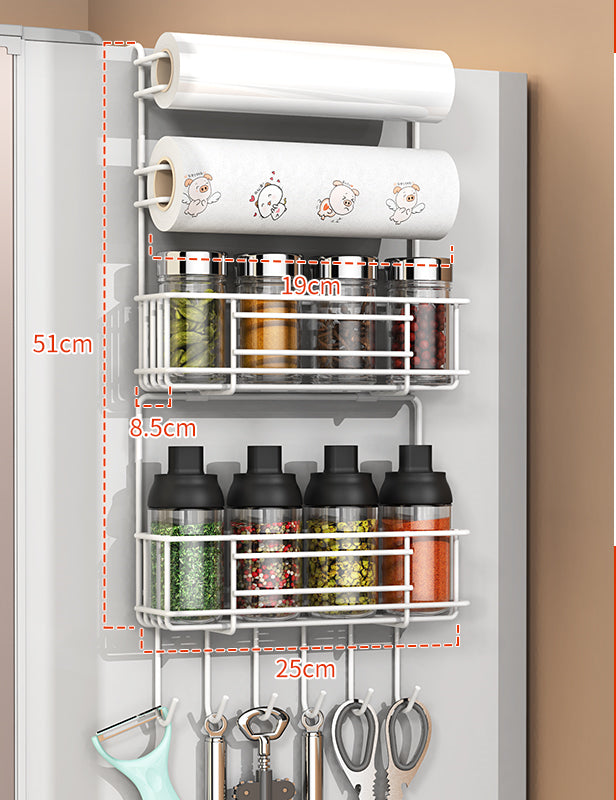 Refrigerator Shelf Side Storage Artifact Kitchen