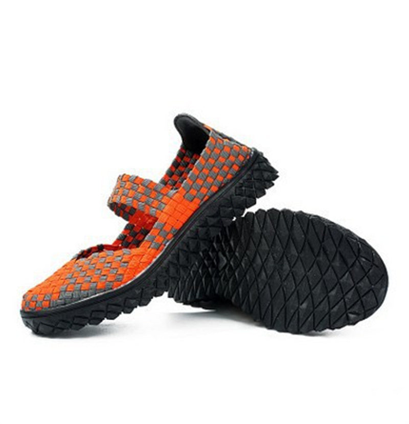 Women's Fashionable Casual And Versatile Hand-woven Shoes