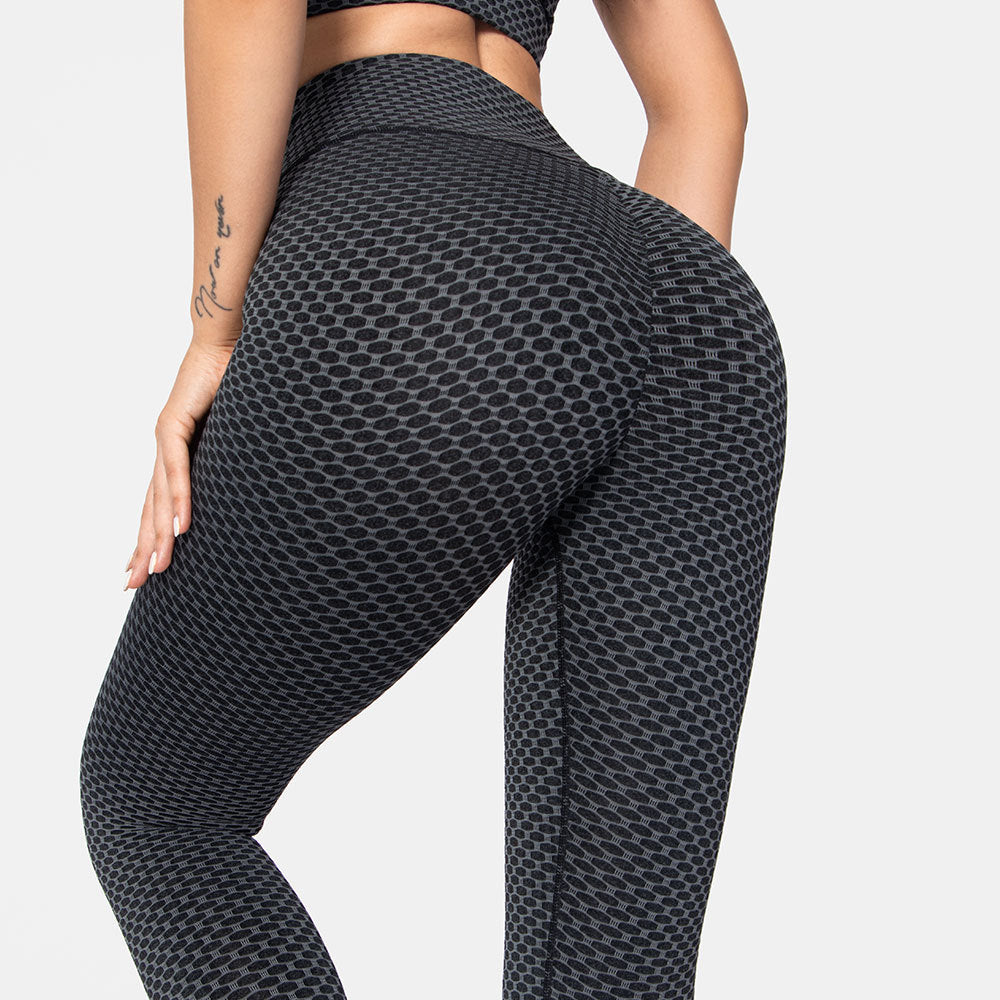 Summer New Quick-drying 3D Jacquard Women's Sports Tights