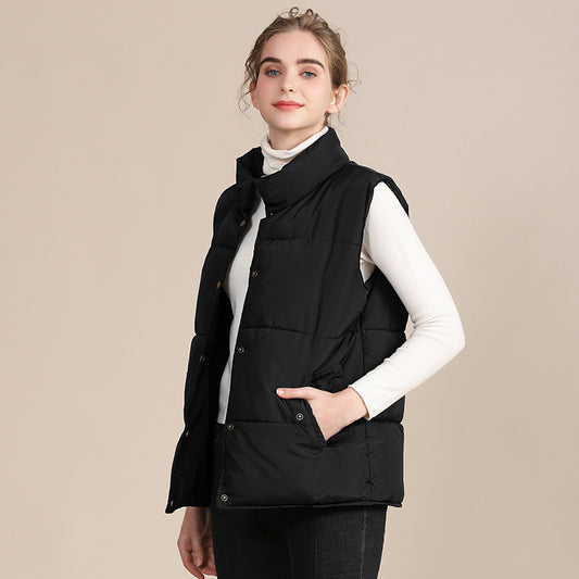 New Down Cotton Vest Female Versatile Wear