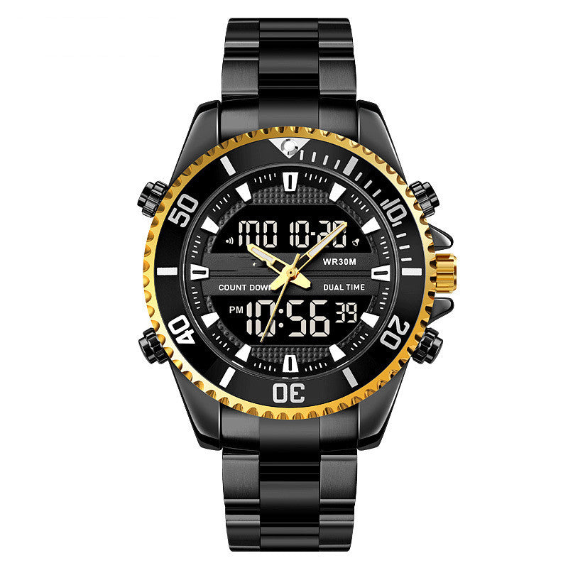 Men's Fashion Multifunctional Outdoor Sports Dual Display Watch