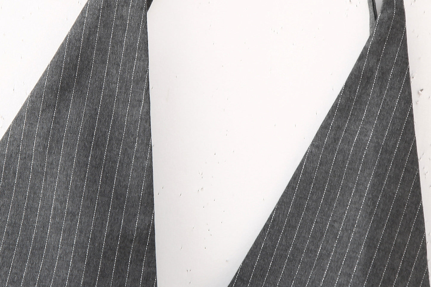 Women's V-neck Backless Pinstripe Vest