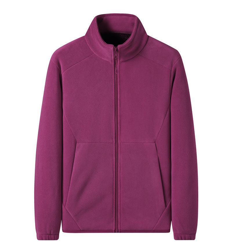 Sweater Couple Lambswool Double-sided Fleece Jacket