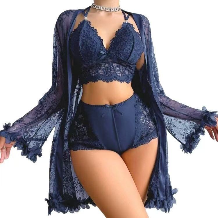 Womens Lace Pure Desire Style Cutout Backless Sleeveless Top And Pants Set