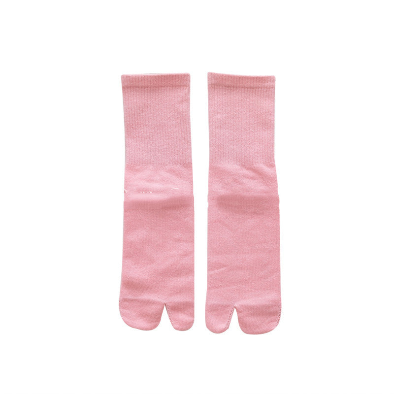 Women's Candy Color Fluorescent Cotton Socks