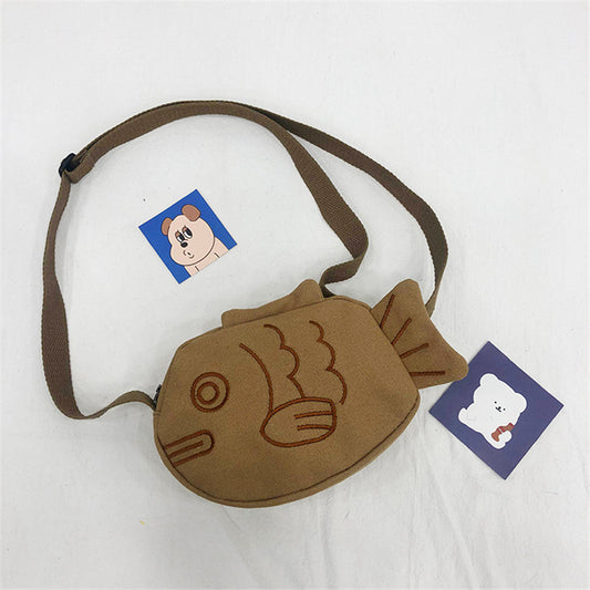 Japanese Creative Cute Cartoon Ugly Cute Fish Canvas