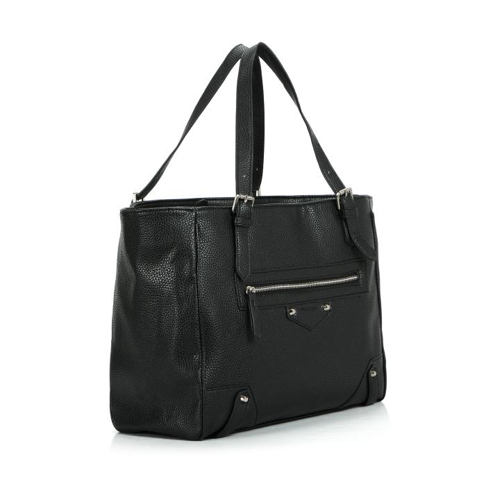 Pebbled Corner Shopping Bag