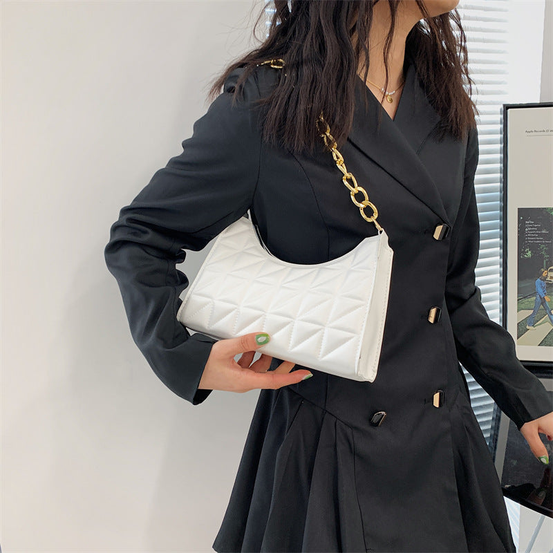 Women's Chain Handheld One Shoulder Small Square Bag