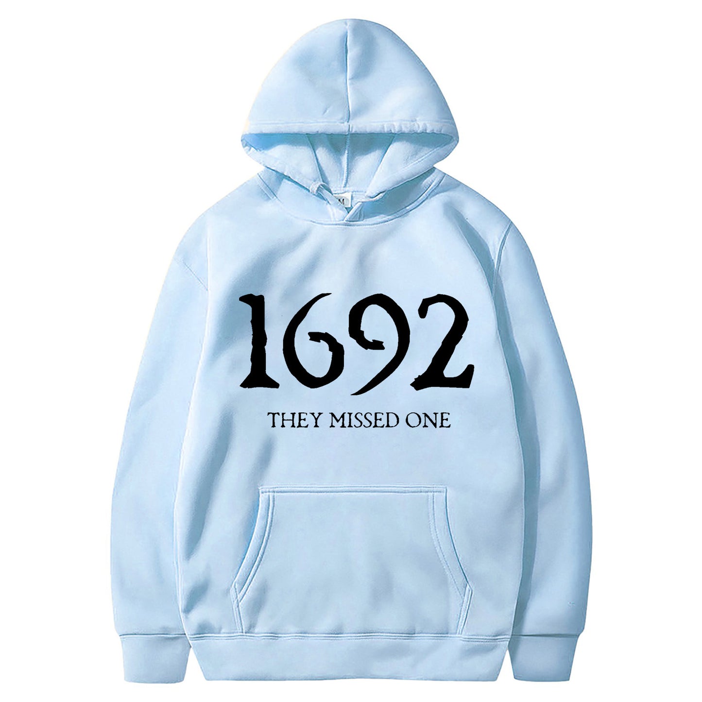 Women's Missing A Hooded Printed Sweater