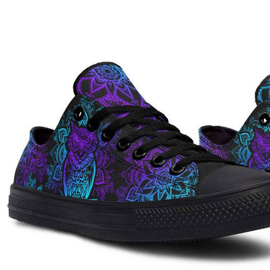 Fashion Print Couple Low-Top Canvas Shoes