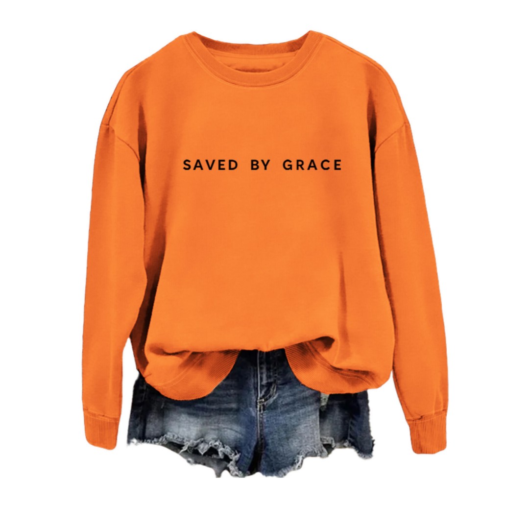 Moderigtig enkel løs sweater til damer