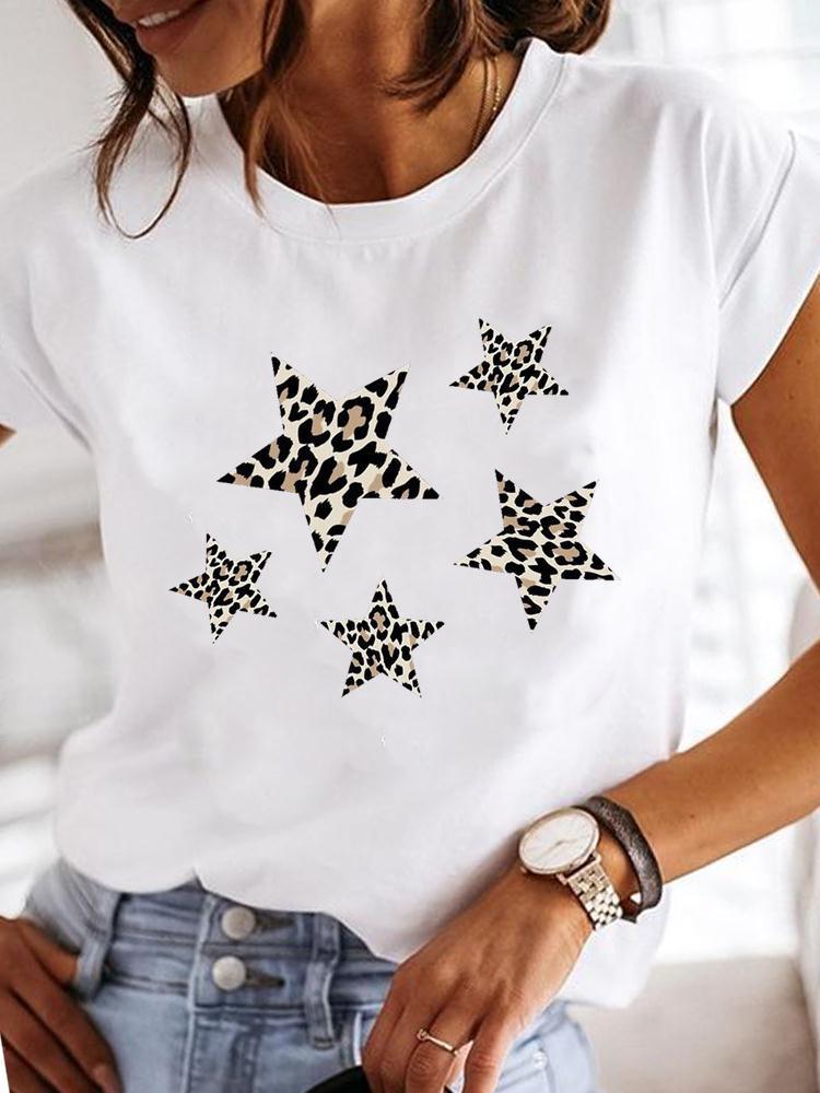 T-shirt AliExpress Amazon Independent Station Kortærmet til kvinder