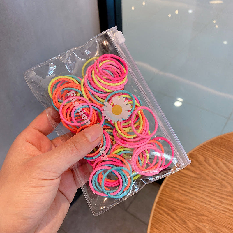 Girl Princess Color Head Hair Tie Rubber Band