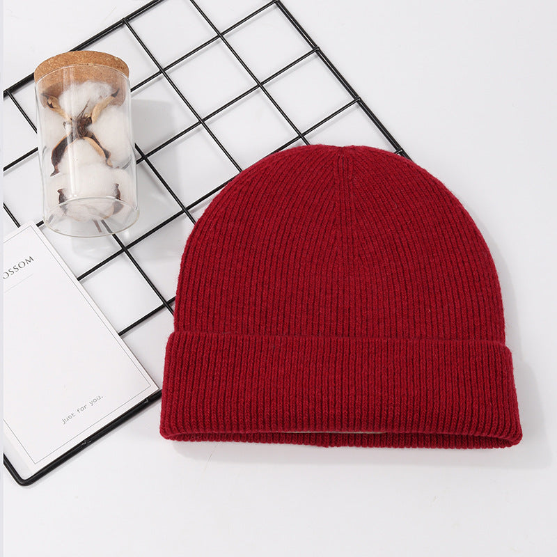 Korean Version Of Japanese Ins Style Cashmere Knitted Hat