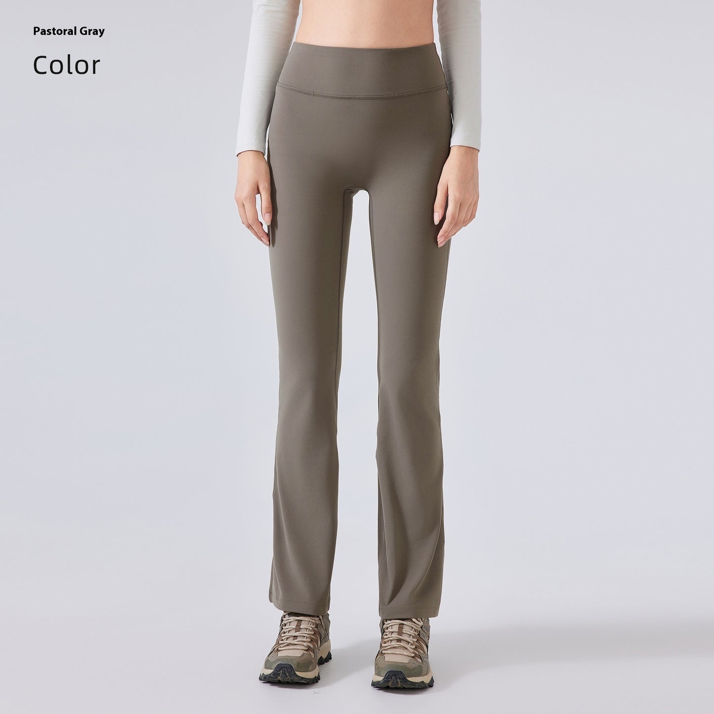 High Waist Yoga Women's Stretch Sports Bell-bottom Pants