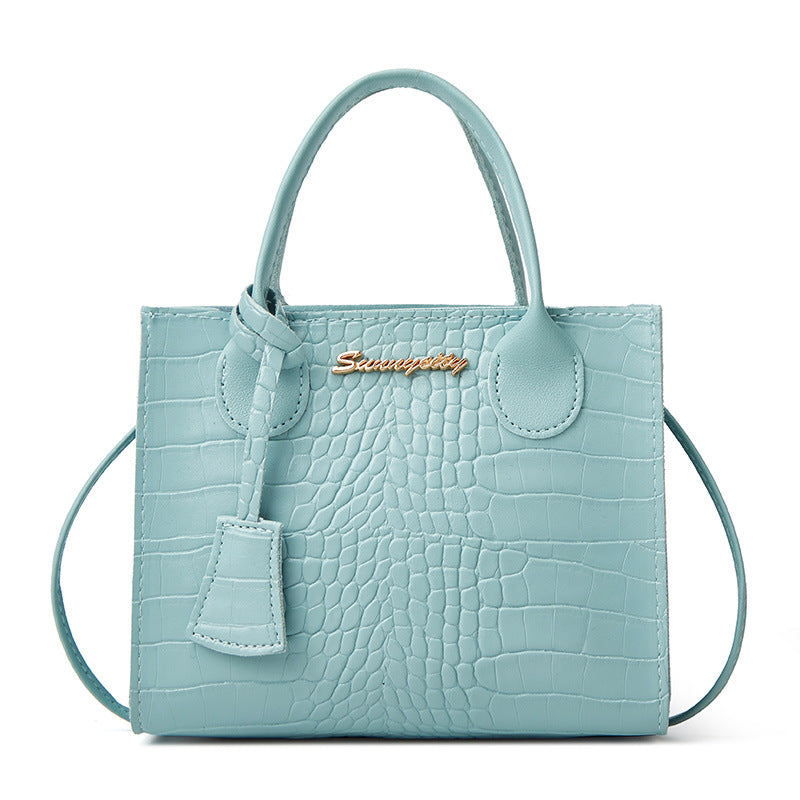 Pattern Letter Label Candy Color Pendant Birkin Bag