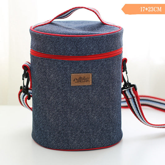 Round Picnic Ice Pack Thickened Thermal Insulation Bag